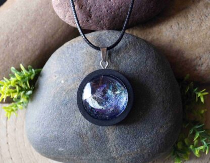 "Tündér buborék" kézzel festett fix nyaklánc